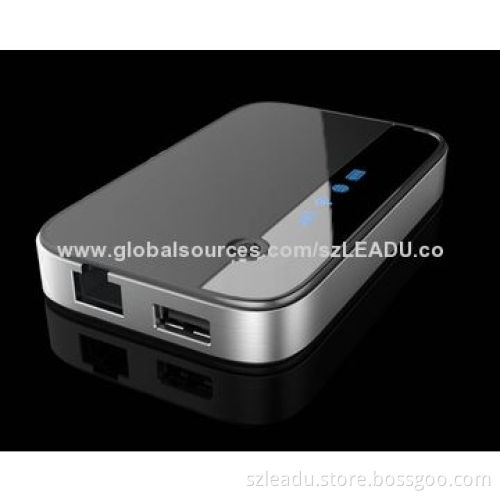 New 3G WiFi Router Power Bank for iPhone, Mobile Phones, 3,000mAh Capacity
